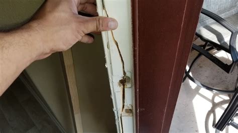 old house metal door jamb|how to repair door jamb.